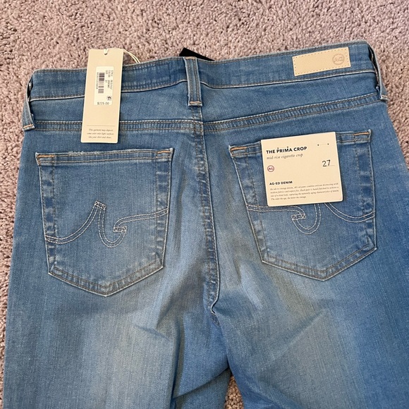 AG Jean the prima crop mid rise cigarette crop - Picture 3 of 4